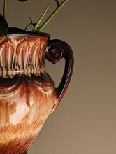 Load image into Gallery viewer, ceramic 1950s majolica style planter
