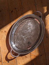 Load image into Gallery viewer, silver tray on wooden floor

