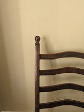 Load image into Gallery viewer, close up of ladder back chair 
