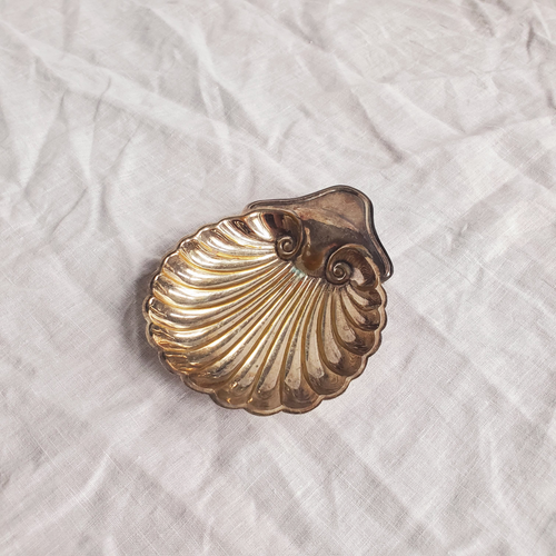 Distressed shell dish 