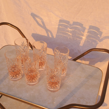 Load image into Gallery viewer, Vintage crystal tumblers

