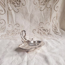 Load image into Gallery viewer, Silver plated trinket dish
