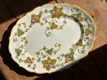 Load image into Gallery viewer, Vintage Italian Floral Ceramic Plate Set
