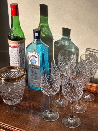 crystal wine glasses