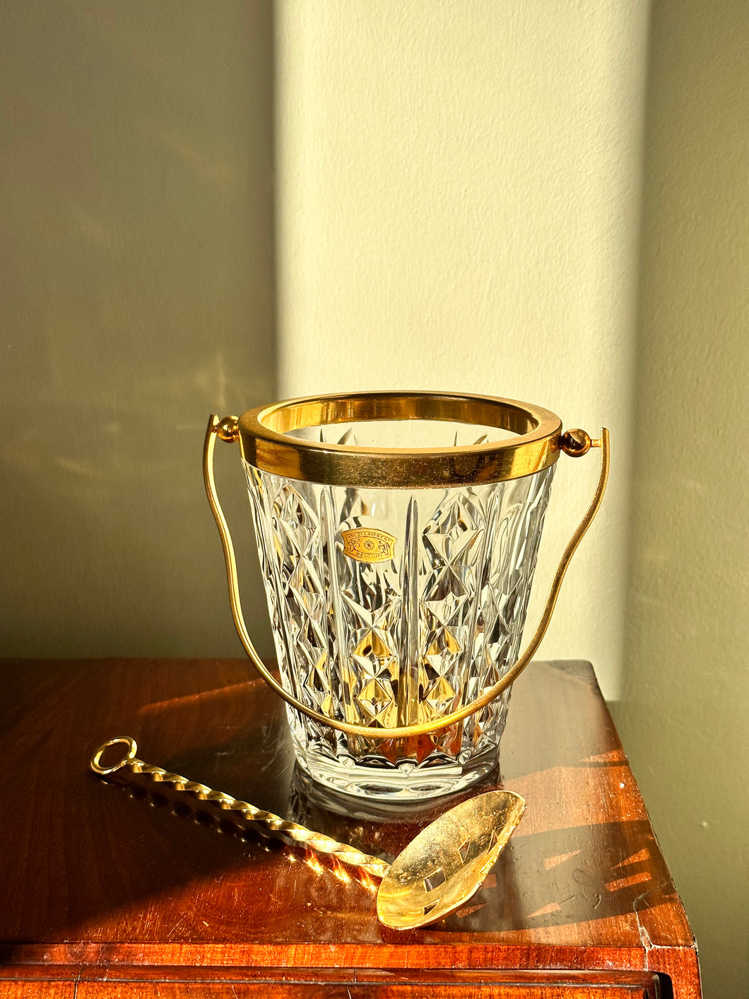 crystal ice bucket