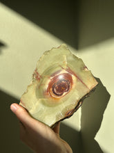 Load image into Gallery viewer, Vintage Green Onyx Ash Tray Dish
