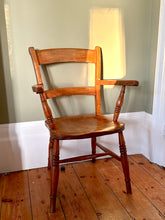 Load image into Gallery viewer, antique elm country chair
