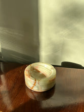 Load image into Gallery viewer, Vintage Green Onyx Ash Tray
