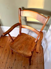 Load image into Gallery viewer, antique elm country chair
