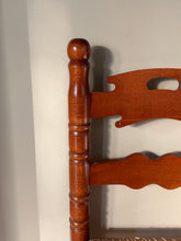 Load image into Gallery viewer, ladder back rush seated chair
