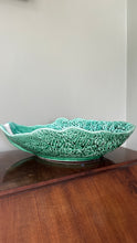 Load image into Gallery viewer, Cabbage Leaf Majolica Bowl
