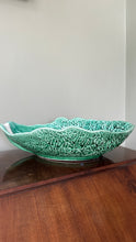 Load image into Gallery viewer, Cabbage Leaf Majolica Bowl
