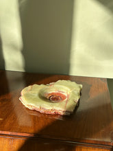 Load image into Gallery viewer, Vintage Green Onyx Ash Tray Dish
