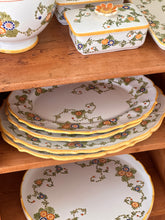 Load image into Gallery viewer, Vintage Italian Floral Ceramic Plate Set
