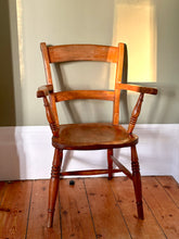 Load image into Gallery viewer, antique elm country chair

