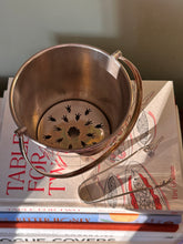 Load image into Gallery viewer, Vintage Art Deco Etched Silver Plated Wine Cooler Ice Bucket with Tongs
