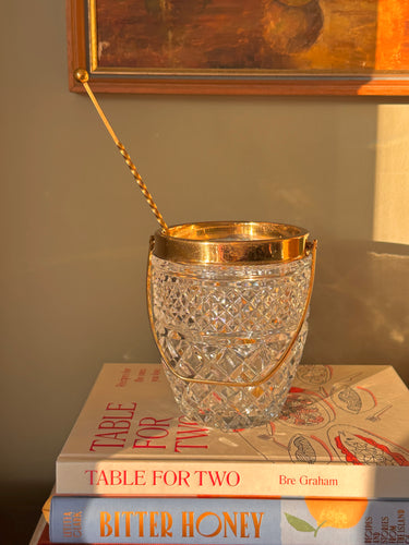 crystal ice bucket
