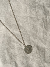 Load image into Gallery viewer, vintage sterling silver st christopher necklace
